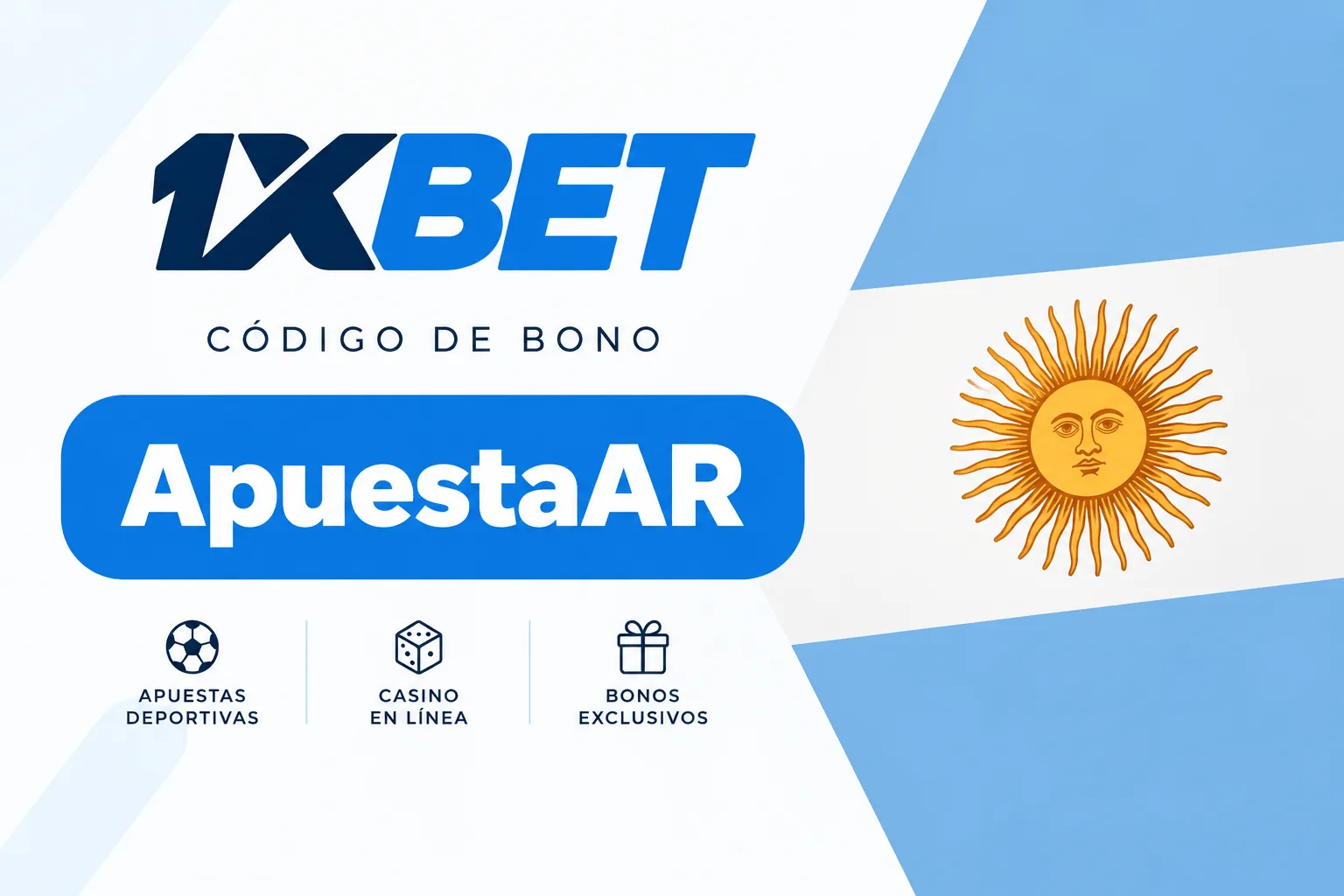 Código ApuestaAR de 1xBet con depósito por Mercado Pago