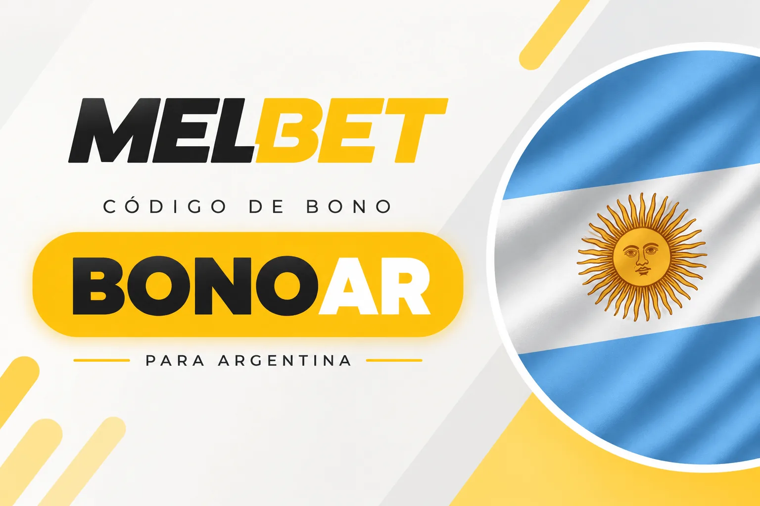 Código BONOAR de MelBet y el bono deportivo con rollover x5